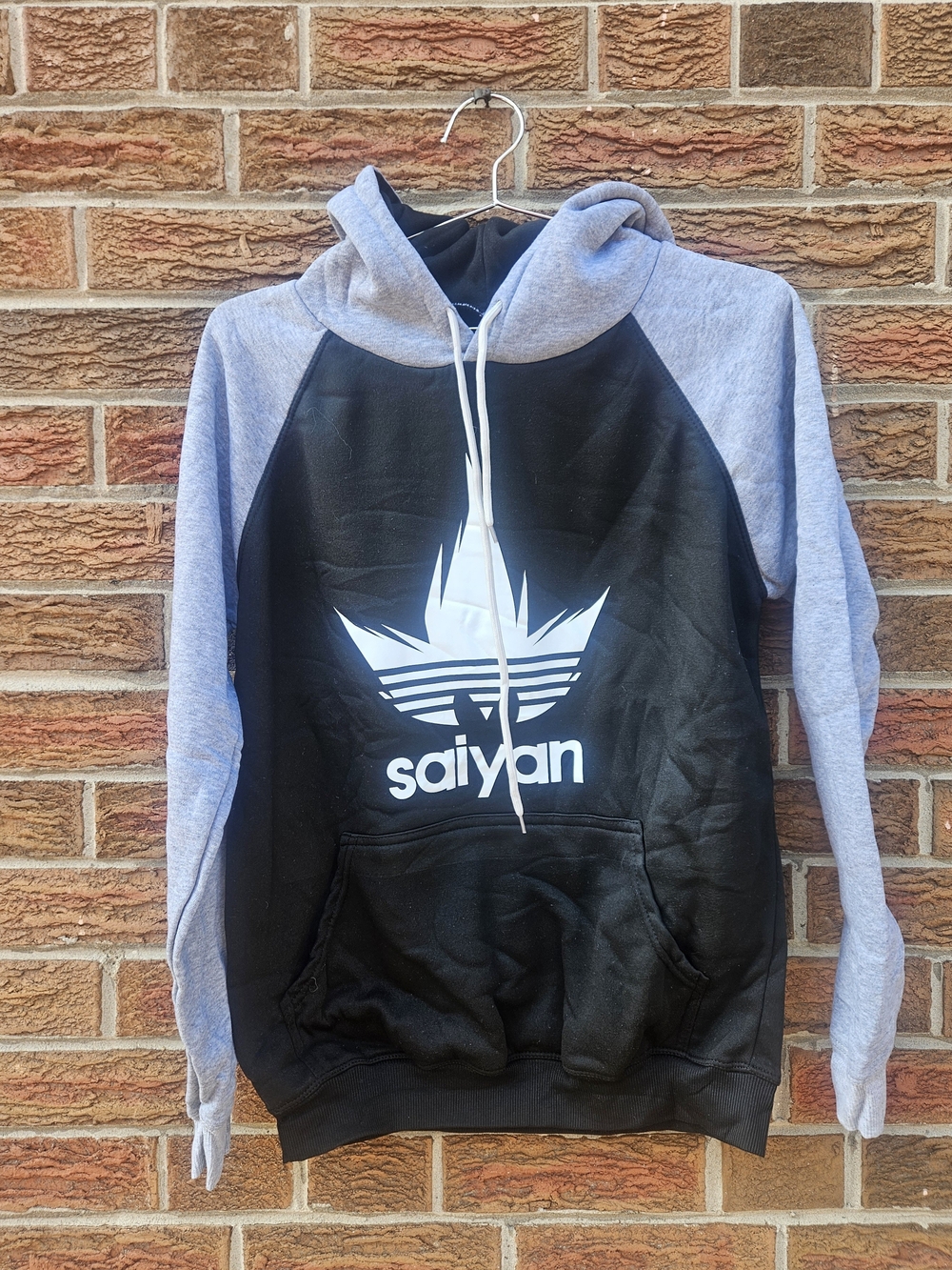 NEW Saiyan Anime Hoodie Black & Grey